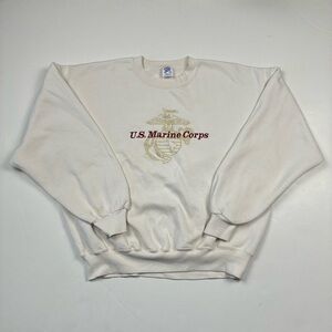 007 - VINTAGE 90s USMC UNITED STATES MARINE CORPS SWEATSHIRT